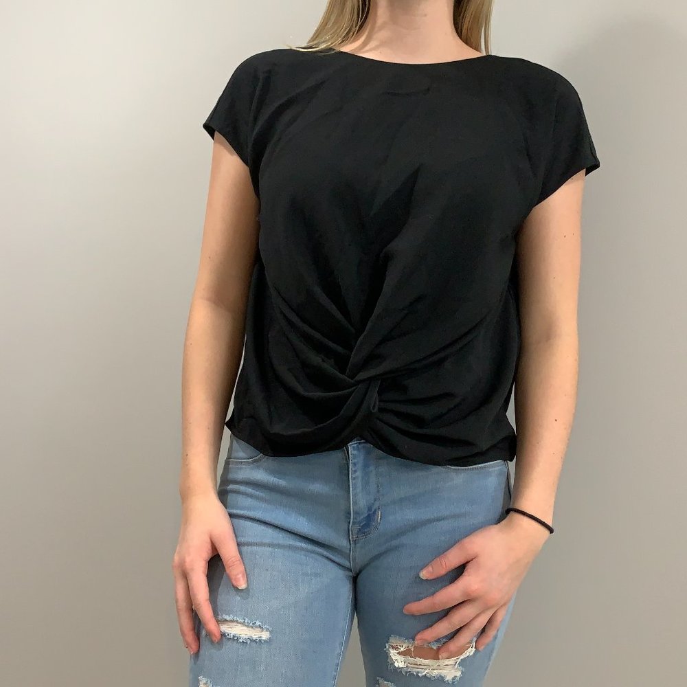 J.crew front tie blouse